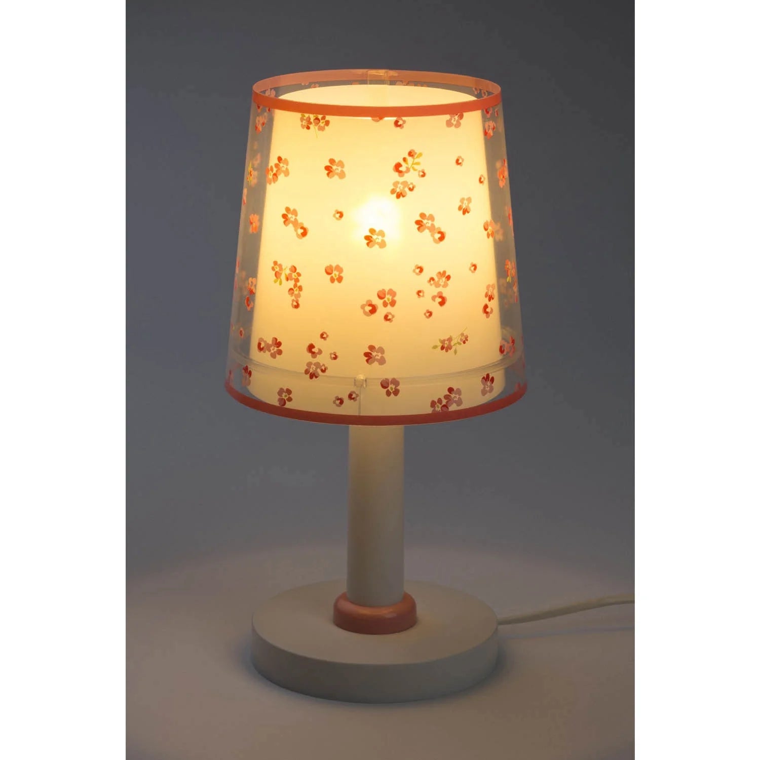 LÚZETE - LAMPADA DA TAVOLO DREAM FLOWERS PER BAMBINI E14 ROSA