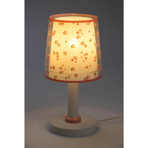 LÚZETE - LAMPADA DA TAVOLO DREAM FLOWERS PER BAMBINI E14 ROSA