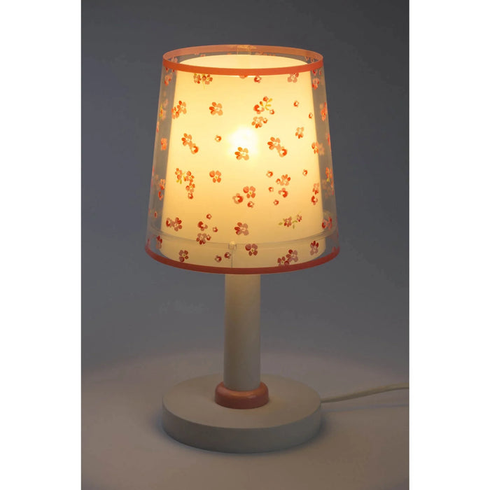 LÚZETE - LAMPADA DA TAVOLO DREAM FLOWERS PER BAMBINI E14 ROSA