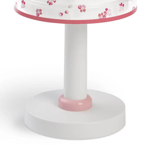 LÚZETE - LAMPADA DA TAVOLO DREAM FLOWERS PER BAMBINI E14 ROSA