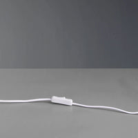 LÚZETE - LAMPADA DA TAVOLO DUQUESA IN METALLO BIANCO