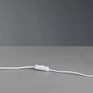 LÚZETE - LAMPADA DA TAVOLO DUQUESA IN METALLO BIANCO