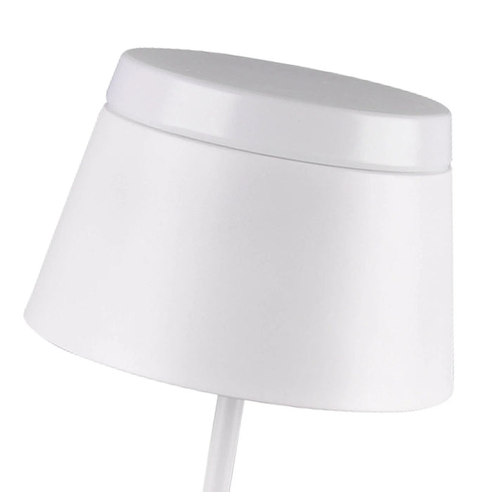 LÚZETE - LAMPADA DA TAVOLO DUQUESA IN METALLO BIANCO