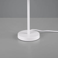 LÚZETE - LAMPADA DA TAVOLO DUQUESA IN METALLO BIANCO