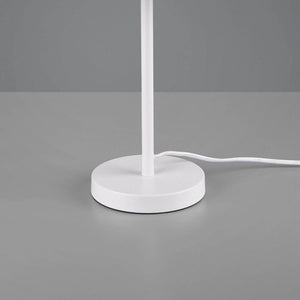 LÚZETE - LAMPADA DA TAVOLO DUQUESA IN METALLO BIANCO
