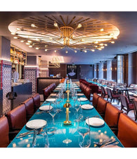 Lampada Da Tavolo Effetto Bronzo Ricaricabile Usb Lume Luce Calda Per Bar Locali         