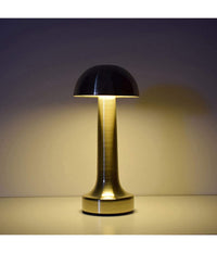 Lampada Da Tavolo Effetto Bronzo Ricaricabile Usb Lume Luce Calda Per Bar Locali         