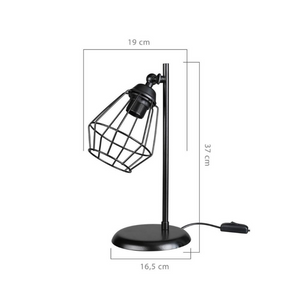 Lampada da tavolo EkinoKs colore nero MDL4266