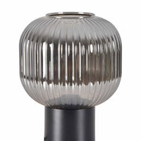 LÚZETE - LAMPADA DA TAVOLO FUMÉ SPECCHIATO Ø20 E27 SHELBY