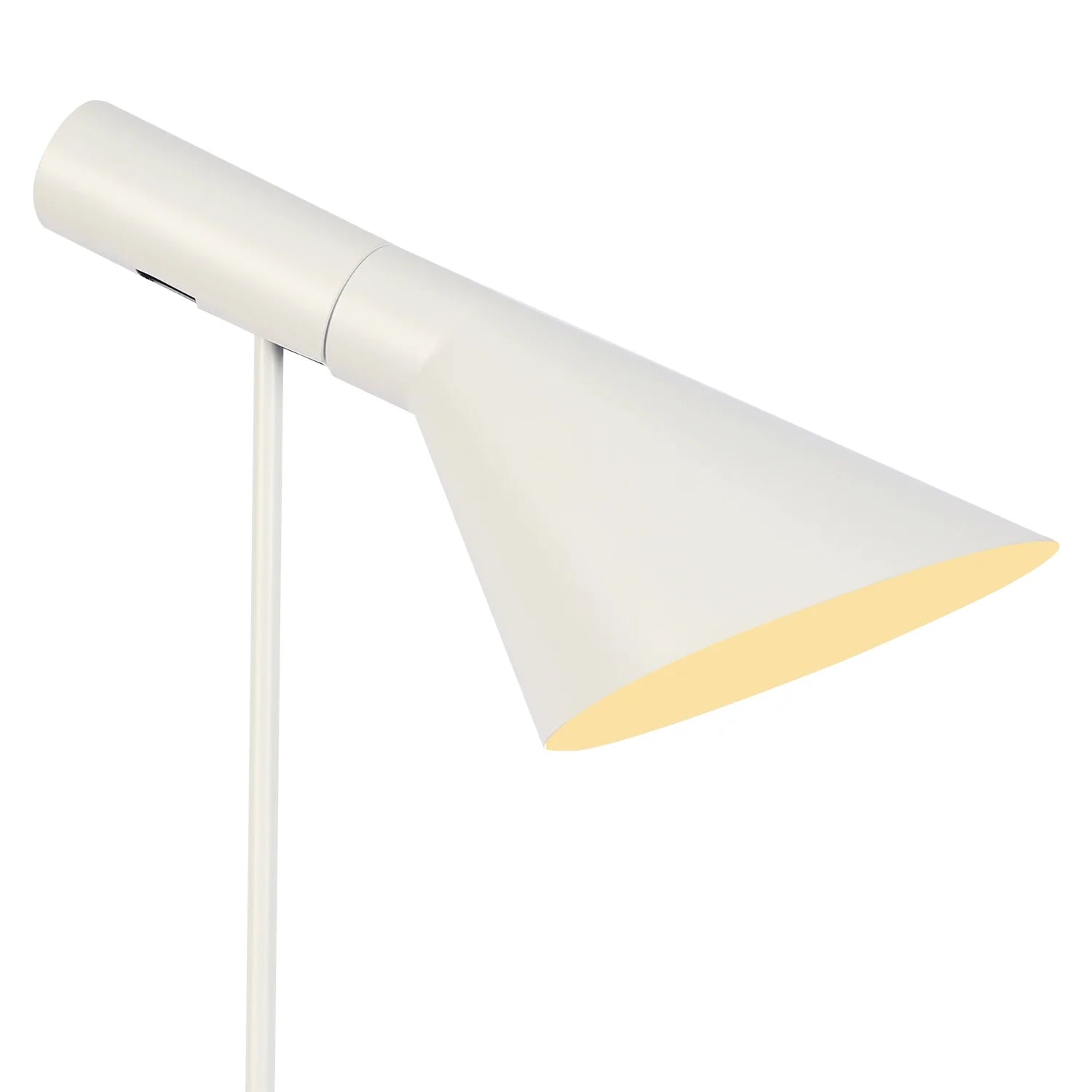 LÚZETE - LAMPADA DA TAVOLO IN ACCIAIO BIANCO BRENNA