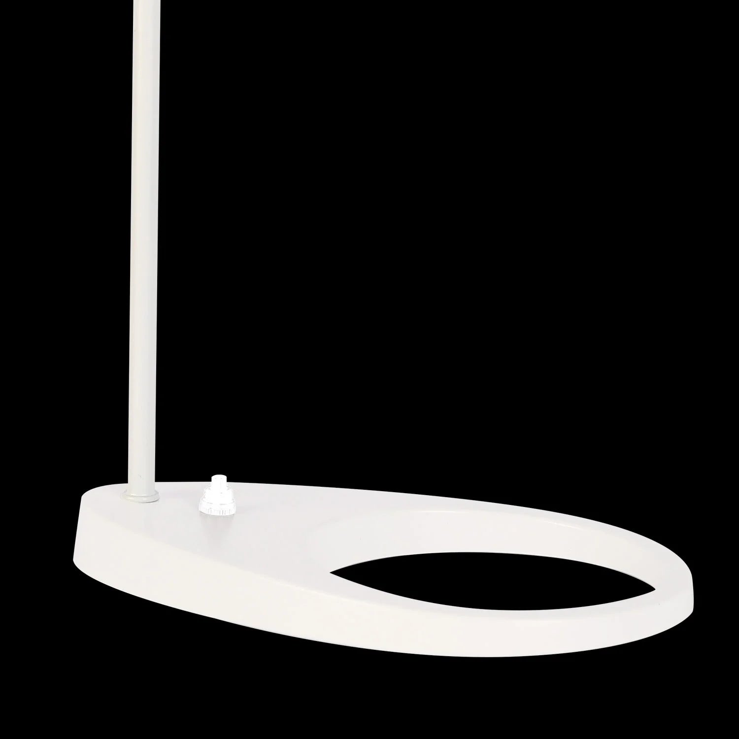 LÚZETE - LAMPADA DA TAVOLO IN ACCIAIO BIANCO BRENNA