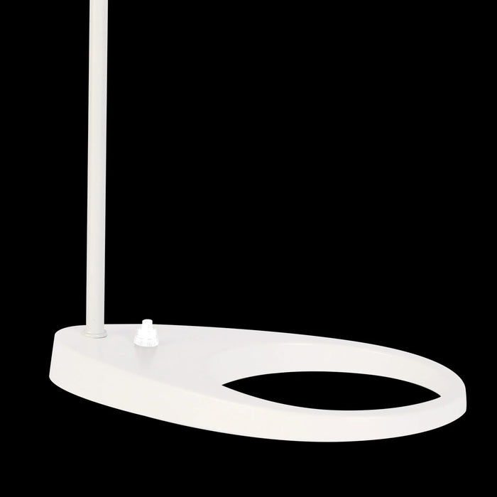 LÚZETE - LAMPADA DA TAVOLO IN ACCIAIO BIANCO BRENNA