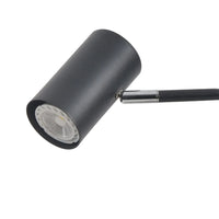 LÚZETE - LAMPADA DA TAVOLO IN ACCIAIO NERO ADARA