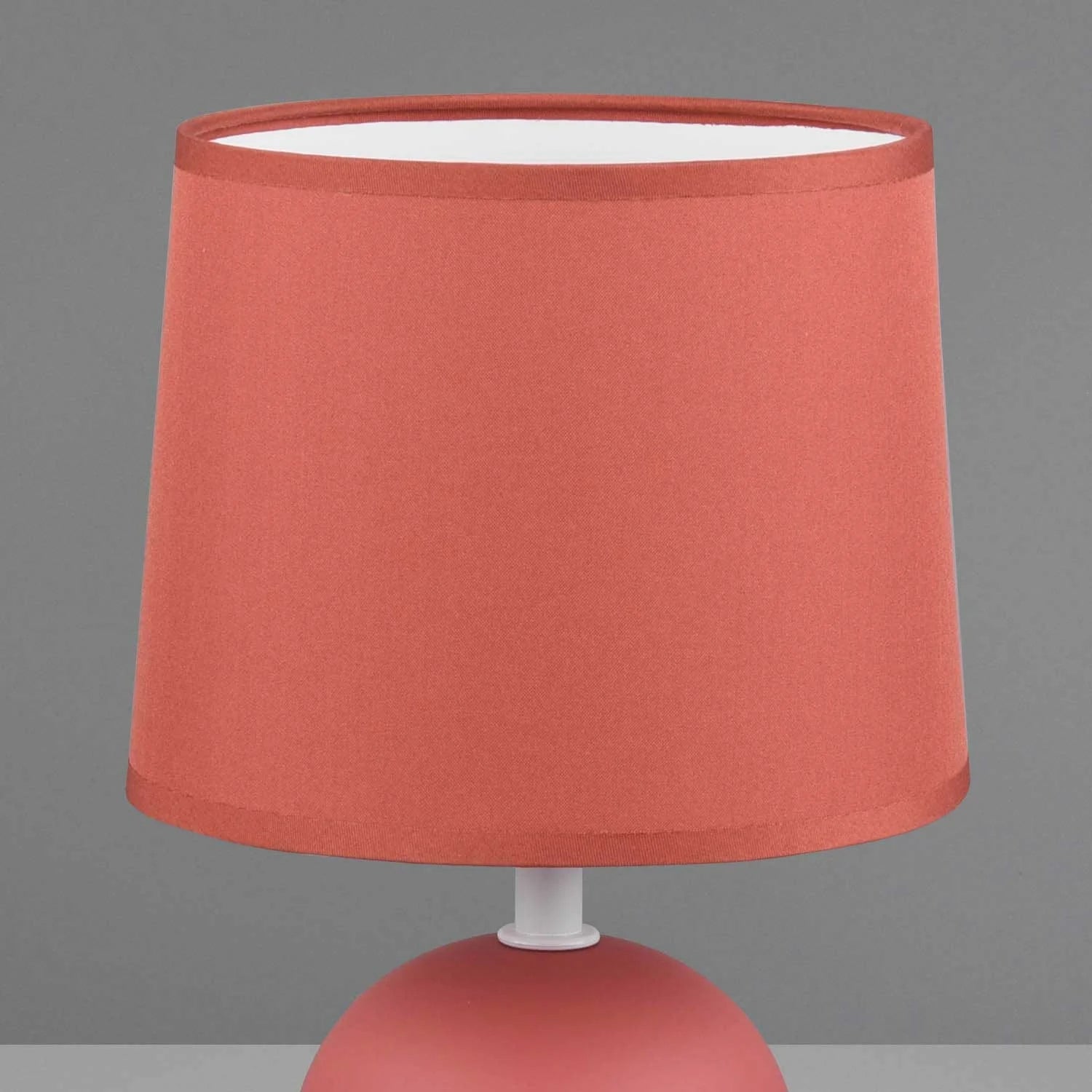 LÚZETE - LAMPADA DA TAVOLO IN CERAMICA ARANCIONE KUBRA