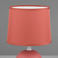 LÚZETE - LAMPADA DA TAVOLO IN CERAMICA ARANCIONE KUBRA