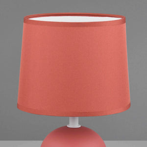 LÚZETE - LAMPADA DA TAVOLO IN CERAMICA ARANCIONE KUBRA