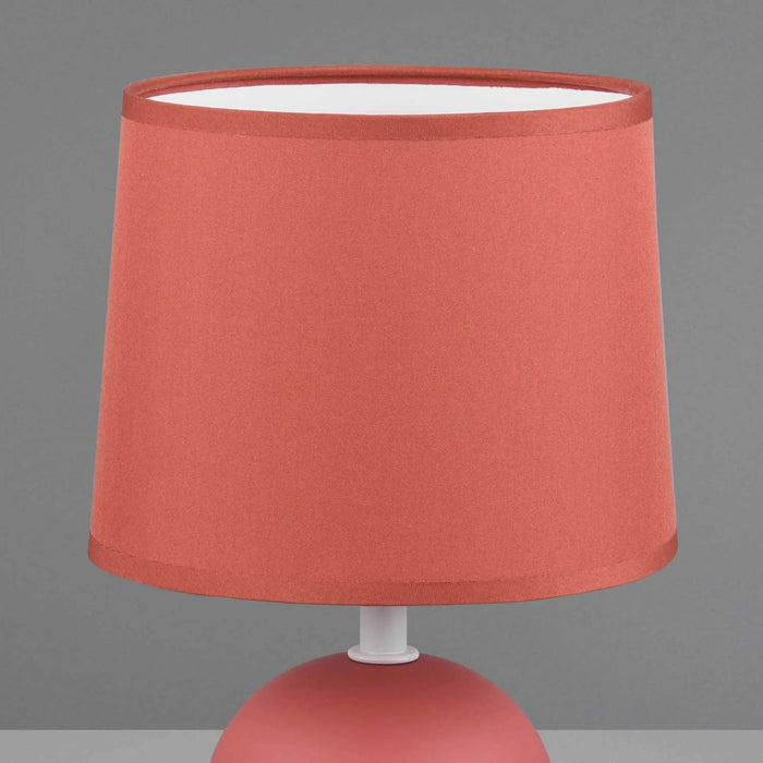 LÚZETE - LAMPADA DA TAVOLO IN CERAMICA ARANCIONE KUBRA