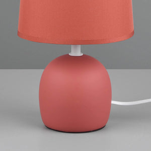 LÚZETE - LAMPADA DA TAVOLO IN CERAMICA ARANCIONE KUBRA