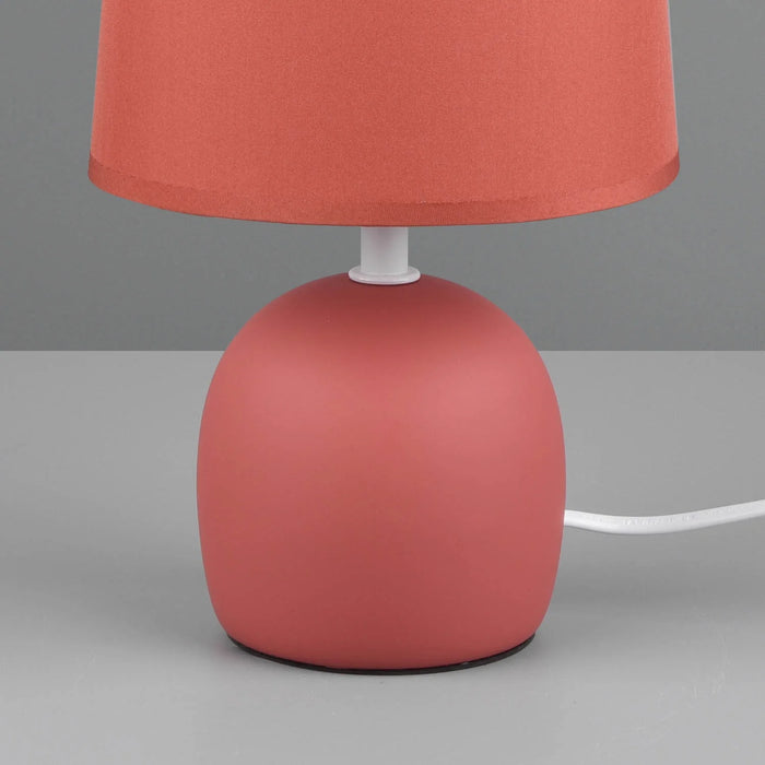 LÚZETE - LAMPADA DA TAVOLO IN CERAMICA ARANCIONE KUBRA