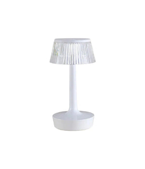 Lampada Da Tavolo In Cristallo Decorativa Con Led Rgb Touch Bianco 5v Q-tl153         