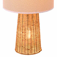 LÚZETE - LAMPADA DA TAVOLO IN RATTAN CAROLINA