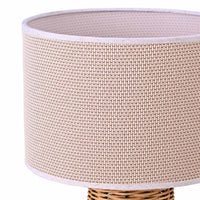 LÚZETE - LAMPADA DA TAVOLO IN RATTAN CAROLINA