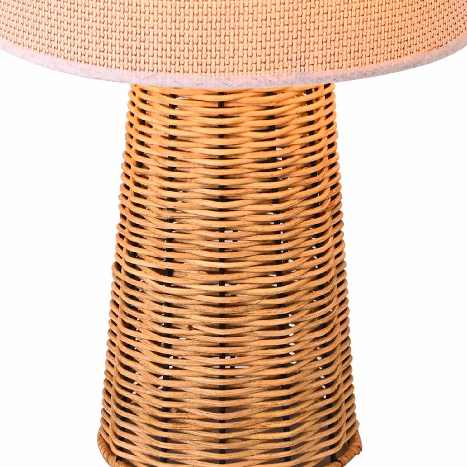 LÚZETE - LAMPADA DA TAVOLO IN RATTAN CAROLINA