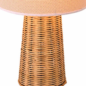 LÚZETE - LAMPADA DA TAVOLO IN RATTAN CAROLINA