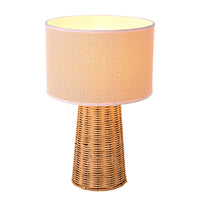 LÚZETE - LAMPADA DA TAVOLO IN RATTAN CAROLINA