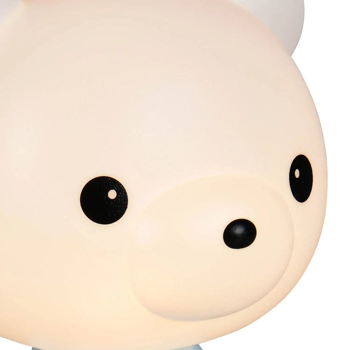 LÚZETE - LAMPADA DA TAVOLO LED 3W 3000K RGB ORSETTO BLU