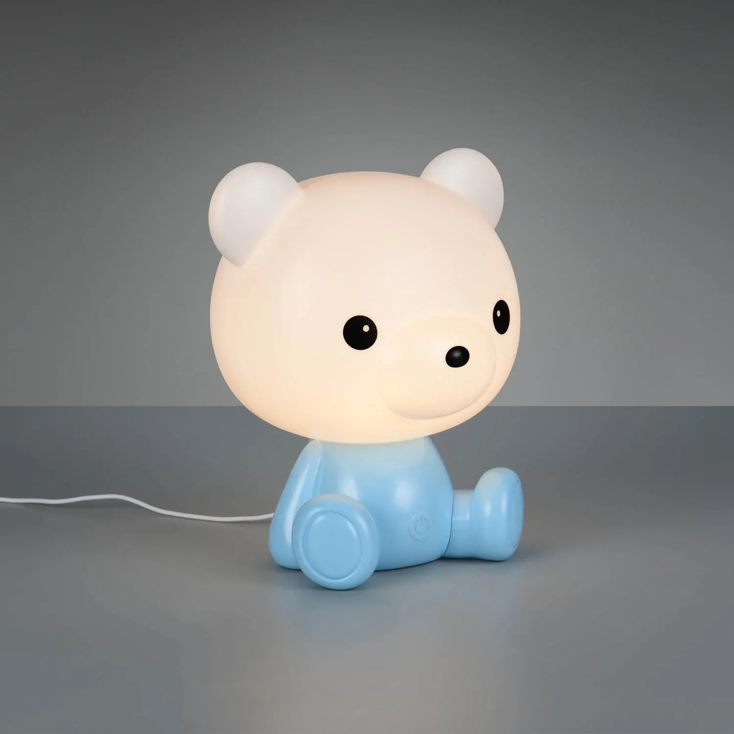 LÚZETE - LAMPADA DA TAVOLO LED 3W 3000K RGB ORSETTO BLU