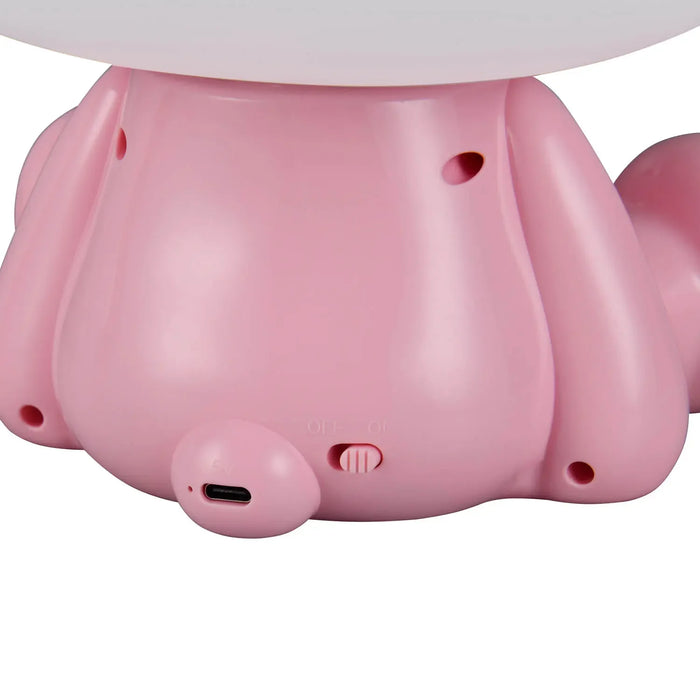 LÚZETE - LAMPADA DA TAVOLO LED 3W 3000K RGB ORSETTO ROSA