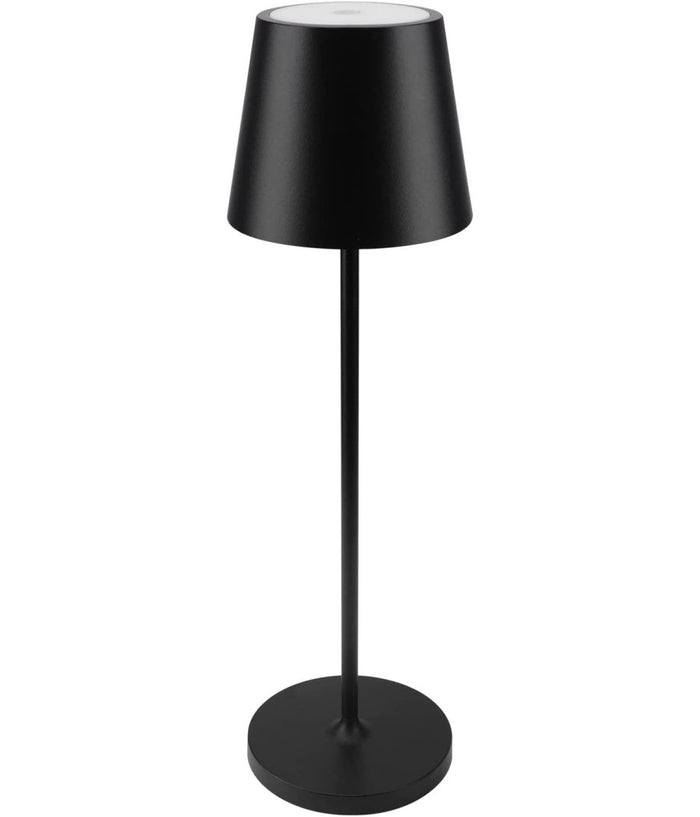 Trade Shop - Lampada Da Tavolo A Led Con Batteria Ricaricabile Touch Dimmerabile 3 Colori Bar -