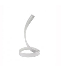 Lampada Da Tavolo Led Moderna A Spirale Curva 12watt Luce Da Comodino Bianca D05  -bianco Caldo      -