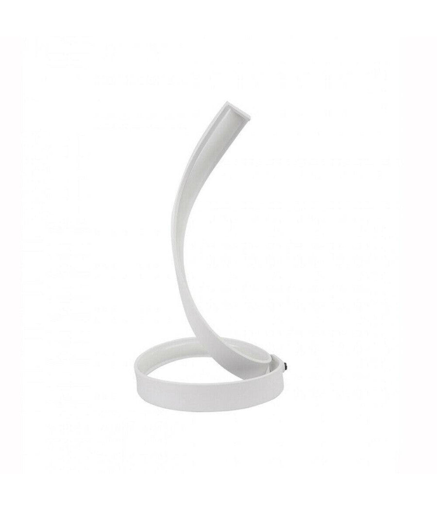 Lampada Da Tavolo Led Moderna A Spirale Curva 12watt Luce Da Comodino Bianca D05  -bianco Naturale      -