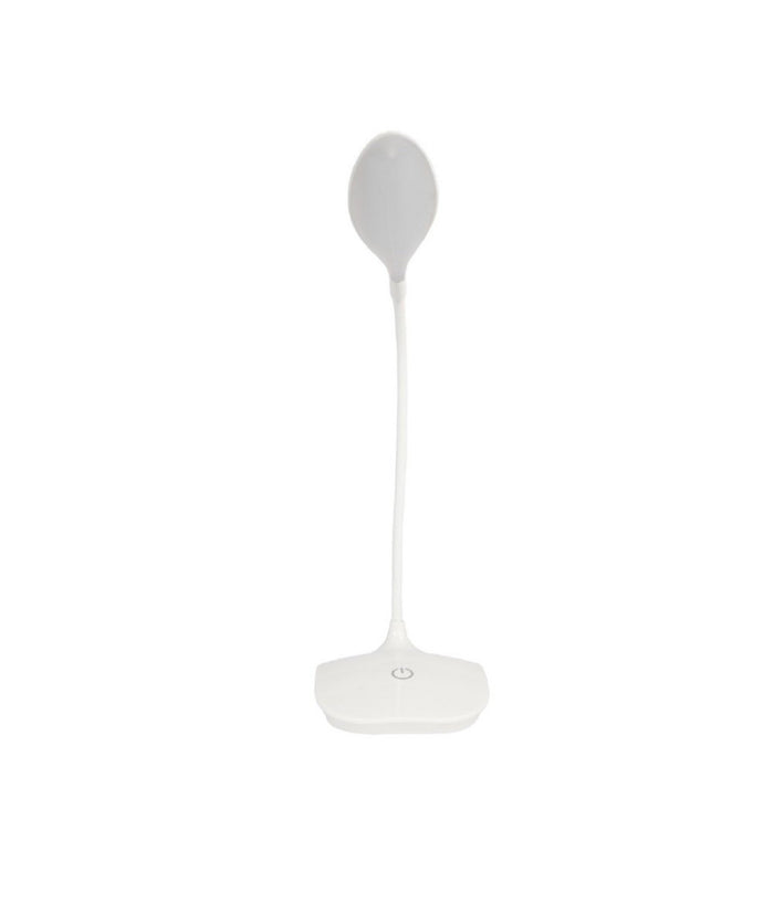 Trade Shop - Lampada Da Tavolo Led Usb Ricaricabile Dimmerabile Touch Design Moderno Dt-2102 -