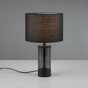 LÚZETE - LAMPADA DA TAVOLO METALLO NERO E14 GLADYS