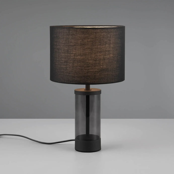 LÚZETE - LAMPADA DA TAVOLO METALLO NERO E14 GLADYS