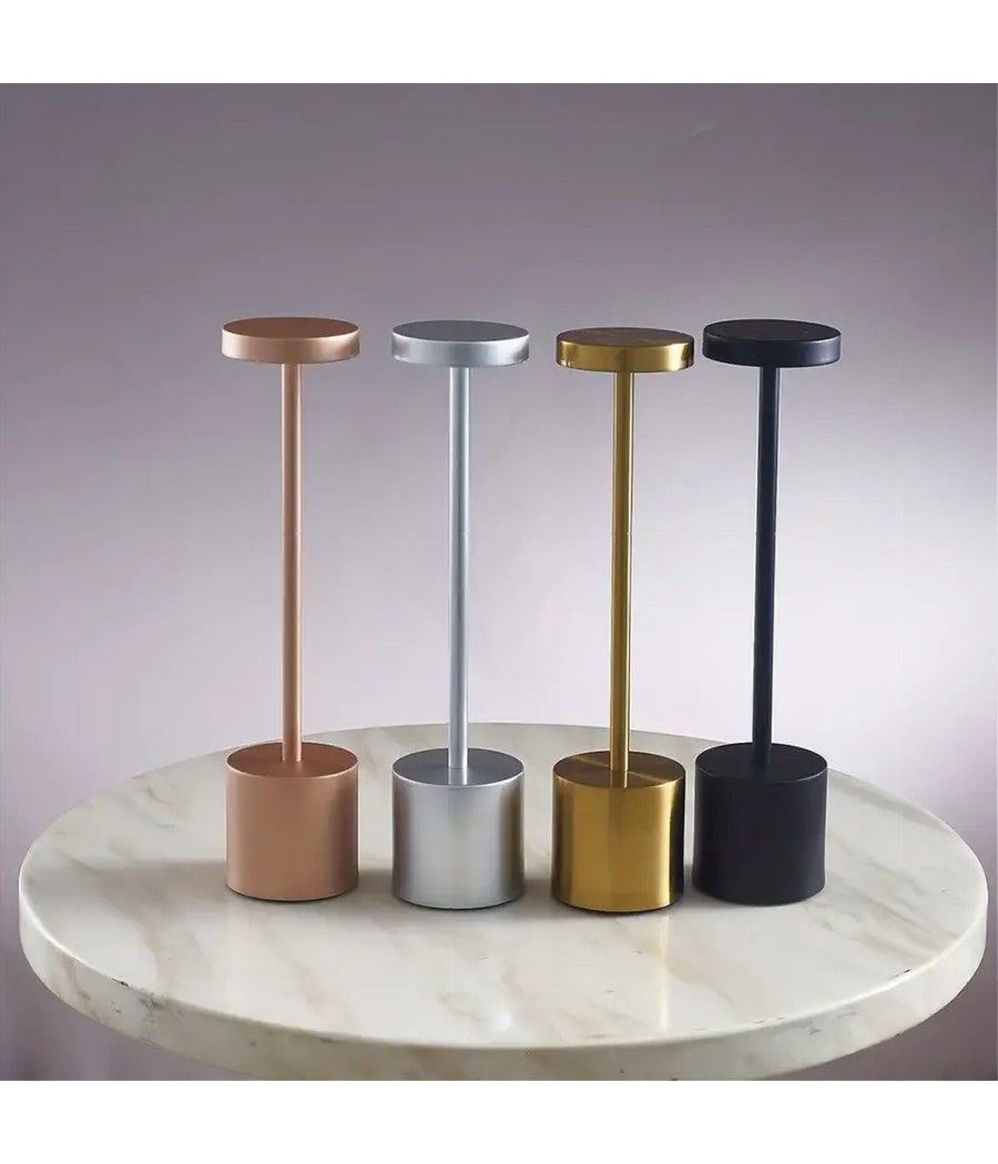 Lampada Da Tavolo Moderna Ricaricabile Usb Touch Portatile Luminosità  Regolabile         