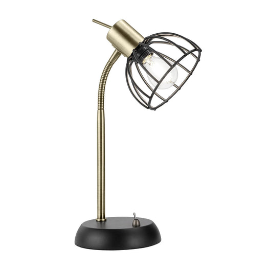 LÚZETE - LAMPADA DA TAVOLO NERO OPACO GABRIELLE