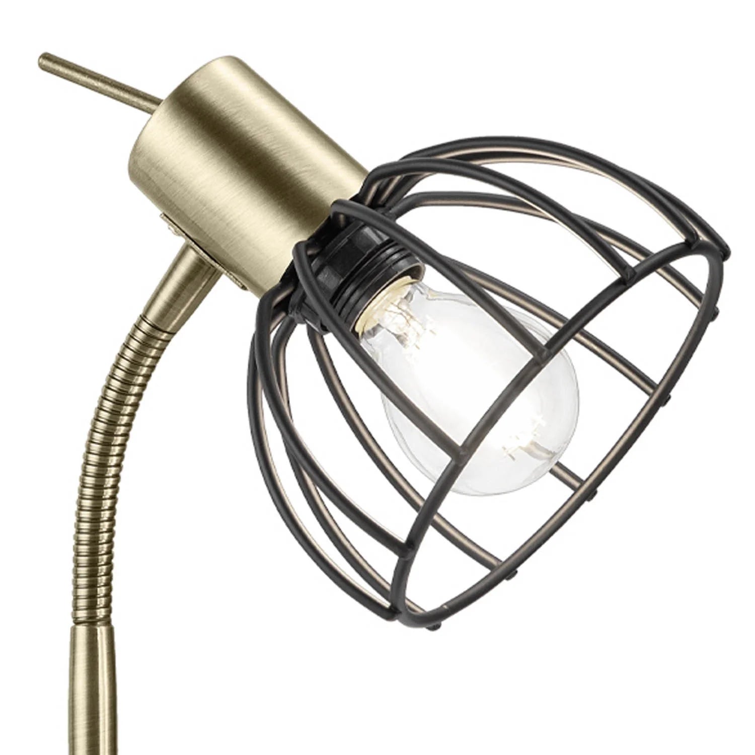 LÚZETE - LAMPADA DA TAVOLO NERO OPACO GABRIELLE