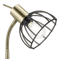 LÚZETE - LAMPADA DA TAVOLO NERO OPACO GABRIELLE