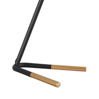 LÚZETE - LAMPADA DA TAVOLO NERO/ORO ANAYA