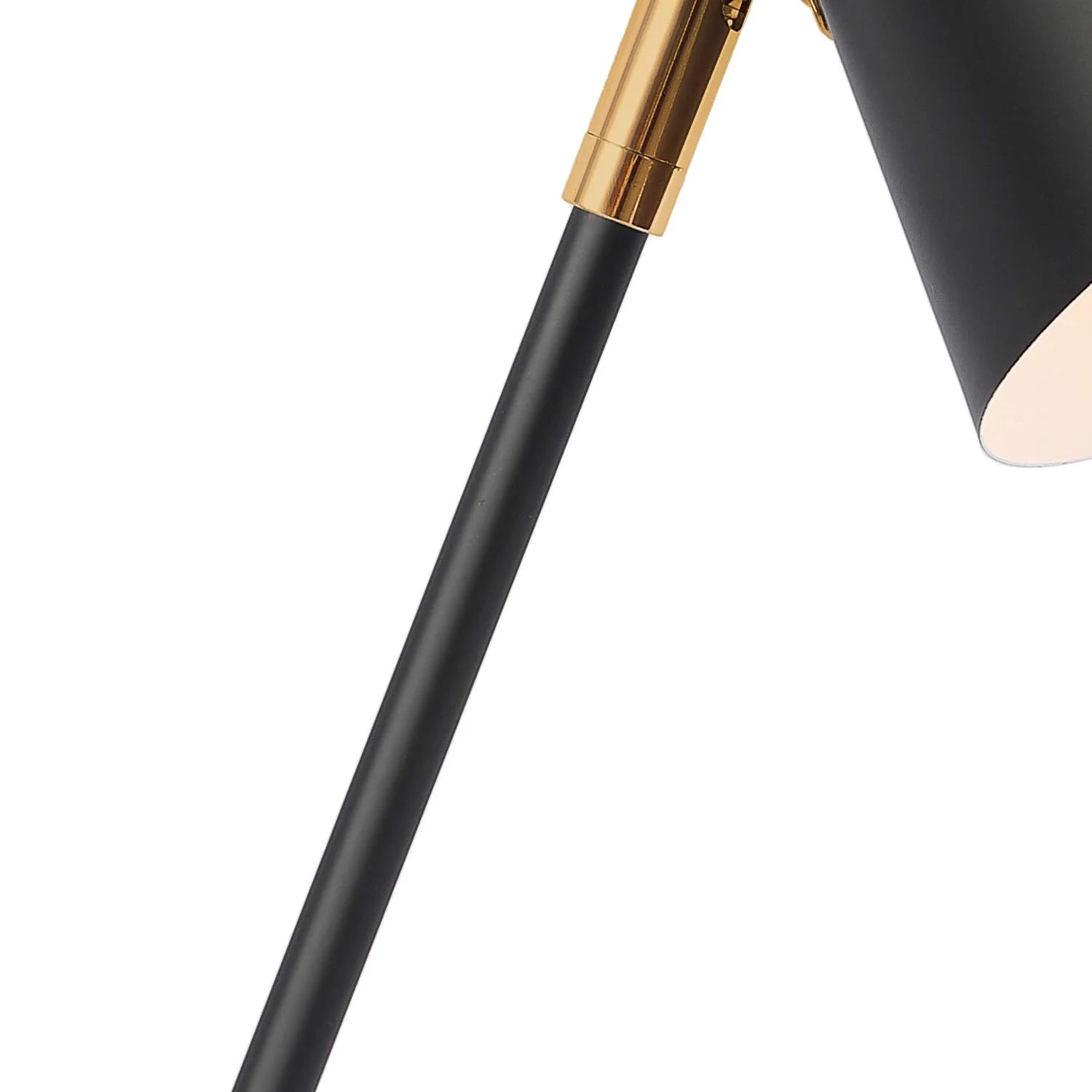 LÚZETE - LAMPADA DA TAVOLO NERO/ORO ANAYA