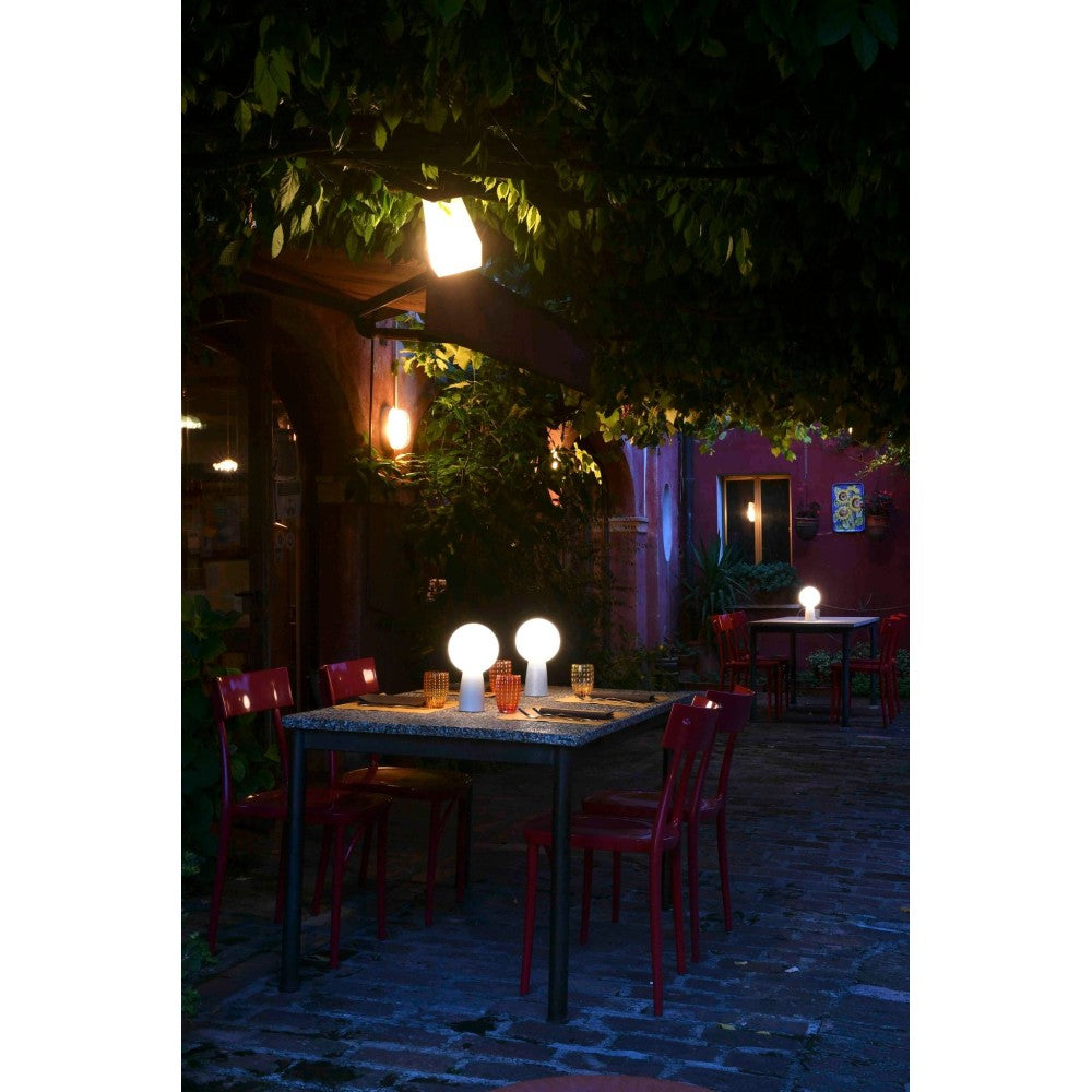 Lampada da tavolo Olimpia Pro Oro lucido ricaricabile e dimmerabile