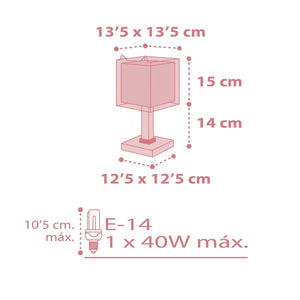 LÚZETE - LAMPADA DA TAVOLO PER BAMBINI LITTLE FOX E14