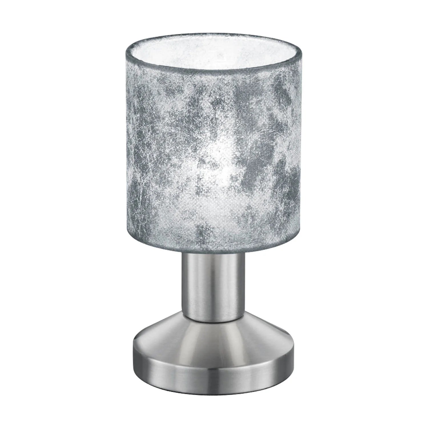 LÚZETE - LAMPADA DA TAVOLO PICCOLO PARALUME ARGENTO