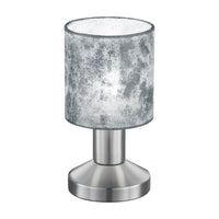 LÚZETE - LAMPADA DA TAVOLO PICCOLO PARALUME ARGENTO