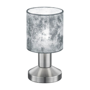 LÚZETE - LAMPADA DA TAVOLO PICCOLO PARALUME ARGENTO