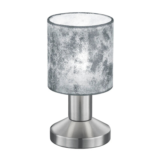 LÚZETE - LAMPADA DA TAVOLO PICCOLO PARALUME ARGENTO